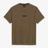 HB Printed tshirt-camel brown